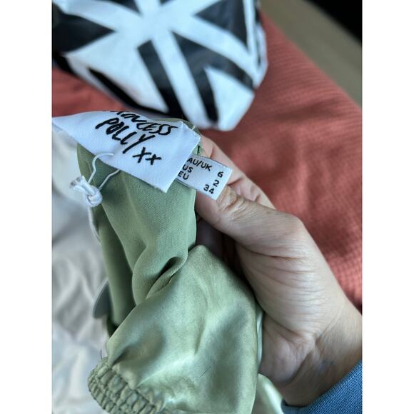 Princess Polly | Star Power Mini Dress | Sage | NWT | Sz 2 - Picture 8 of 8